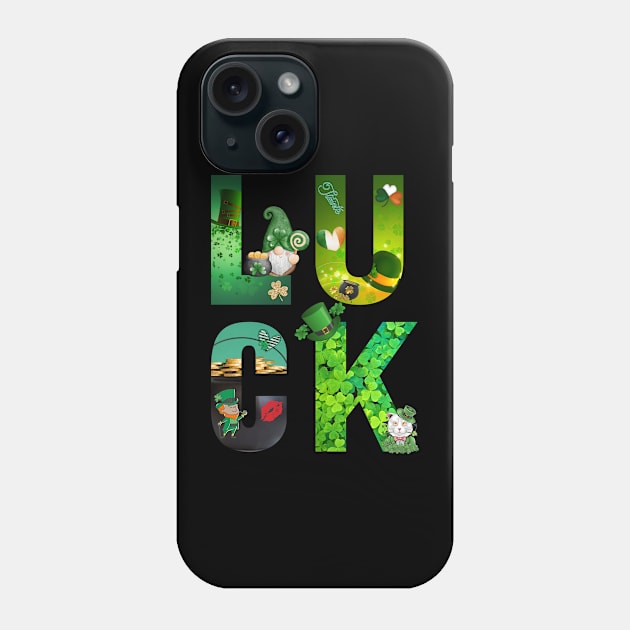 LUCK Phone Case by Orange Otter Designs