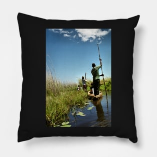 Mokoro Safari, Okavango Delta, Botswana Pillow