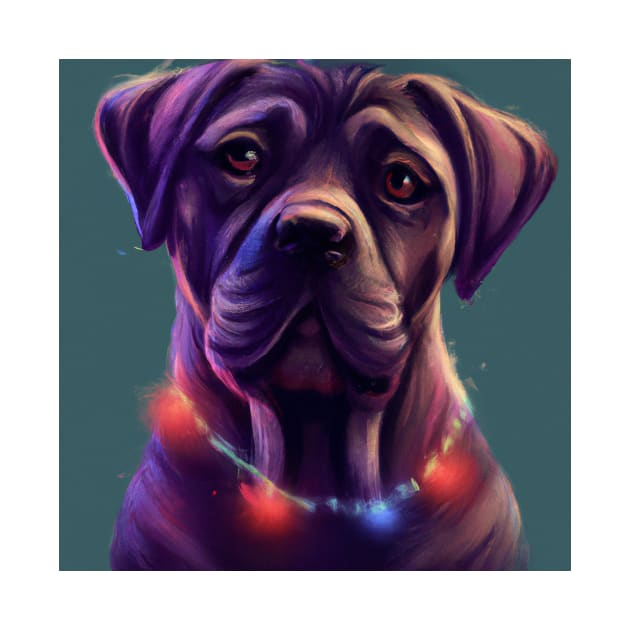 Cute Cane Corso Drawing by Play Zoo