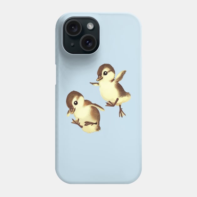 Airborne Baby Ducks Phone Case by Sabtastic