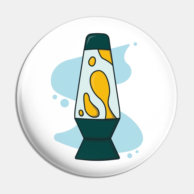 Lava lamp - Blue Pin by OgyDesign