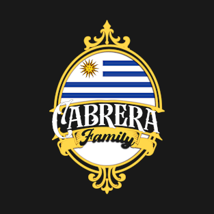 Cabrera Family - Uruguay flag T-Shirt