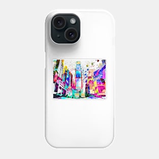 Times Square Grunge Phone Case