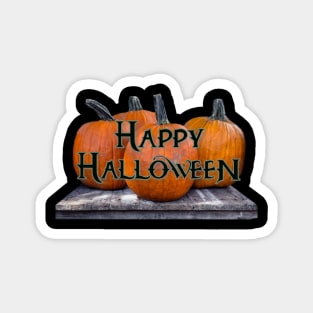 Happy Halloween Pumpkins Magnet