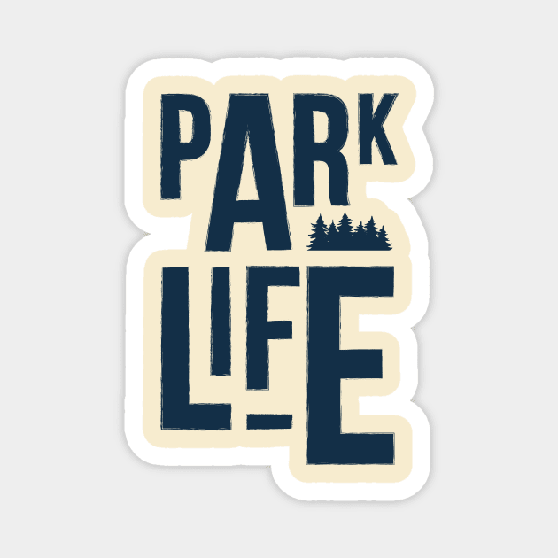 Parklife Magnet by London Colin