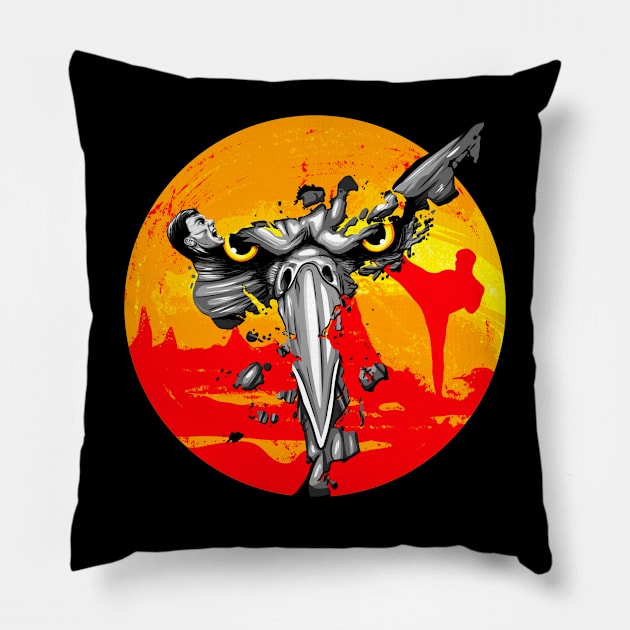 Kickboxer 4 Pillow by Millionaire Merch