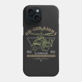 OH-58D Kiowa Warrior Helicopter Phone Case