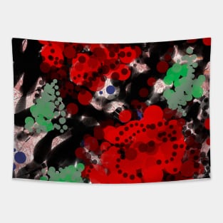 Abstract Roses Tapestry