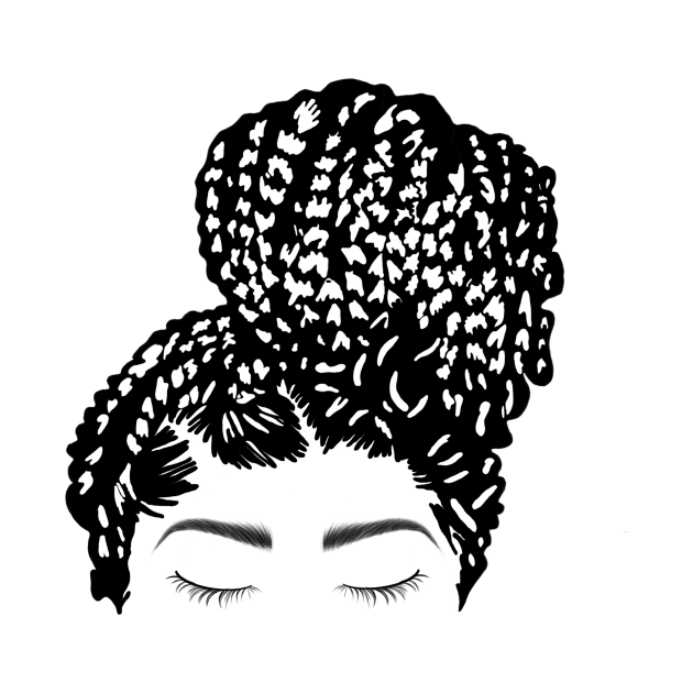 Queen With Braids | Black Girl Magic by coinsandconnections