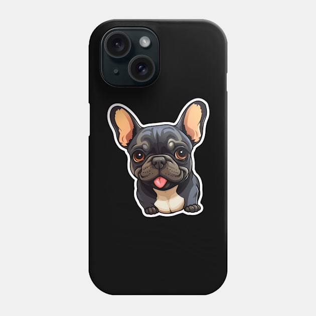 Cute French Bulldog Frenchie Dog Lover Funny Phone Case by fromherotozero