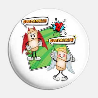 Guacamole vs Guasacaca Pin