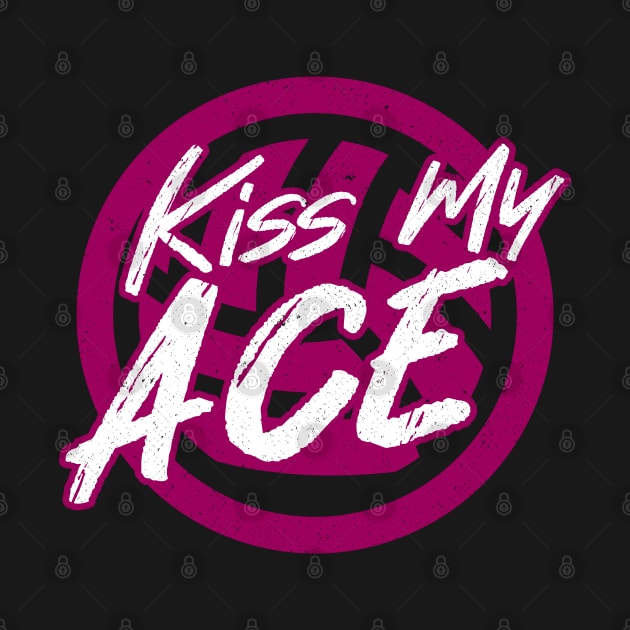 Kiss My Ace Volleyball Pun by Commykaze