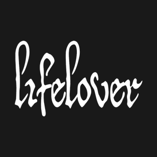 Lifelover White Logo T-Shirt