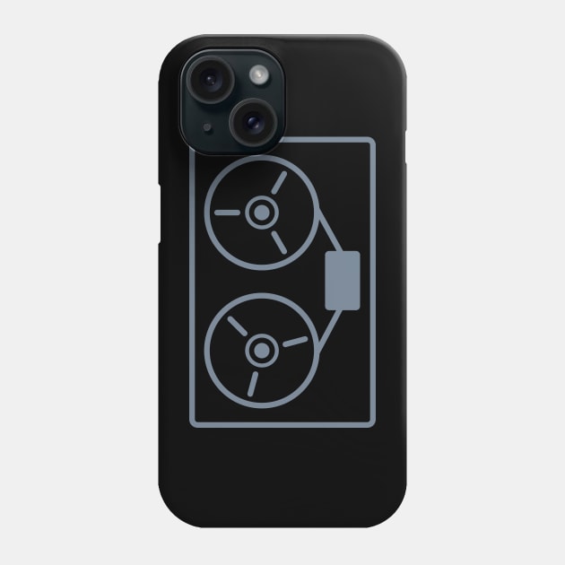 Reel to Reel Tape for Electronic Musician Phone Case by Atomic Malibu