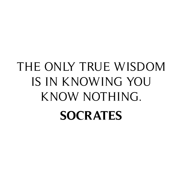 Socrates Quote by Widmore