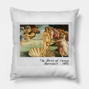 botticelli - the birth of venus Pillow