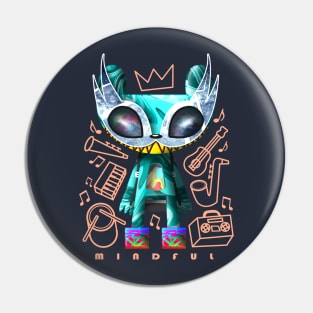 cat boi music love Pin