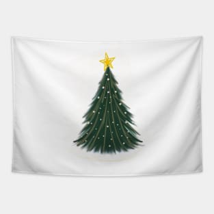 Holly Jolly Christmas Tree Tapestry