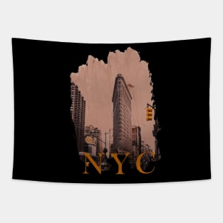 New York City Flatiron Building Tapestry