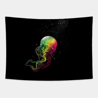 Rainbow jellyfish Tapestry