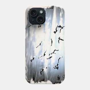 The birds in the Wind Phone Case