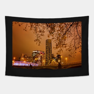 Dusk In Melbourne Tapestry