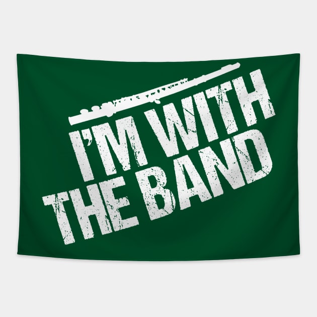 Funny Flute I'm with the Band Tapestry by epiclovedesigns