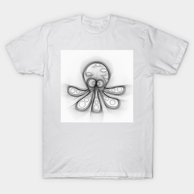 Line Drawing Octopus Octopus T Shirt Teepublic