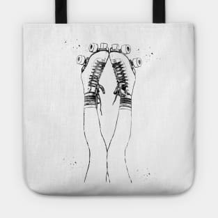 Retro Roller Skates Tote