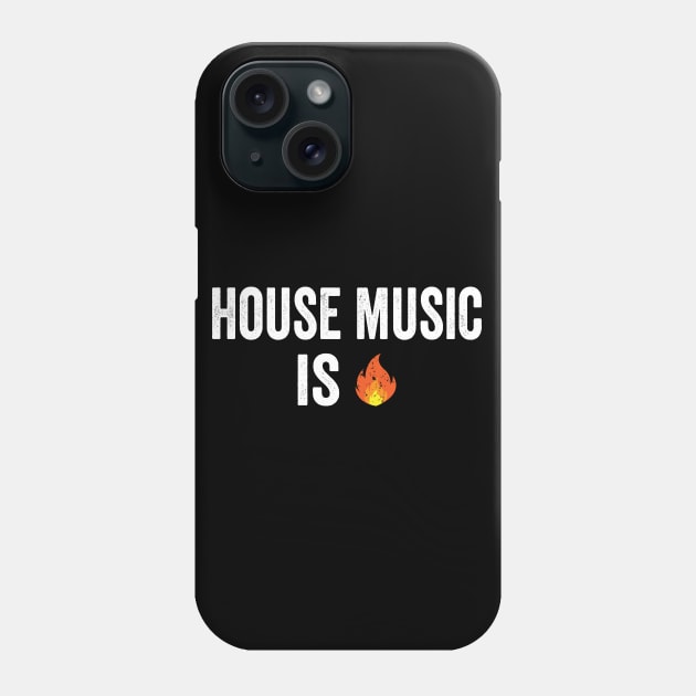 House Music is Lit Phone Case by mBs