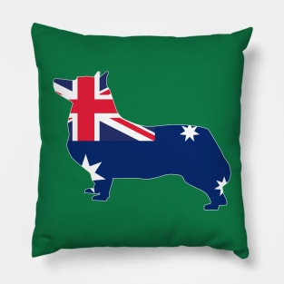 Swedish Vallhund Australia Flag Filled Pillow