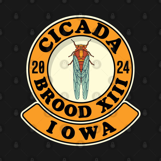 Cicada Brood XIII Iowa by Huhnerdieb Apparel