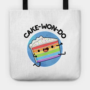 Cake-won-do Cute Taekwondo Cake Pun Tote