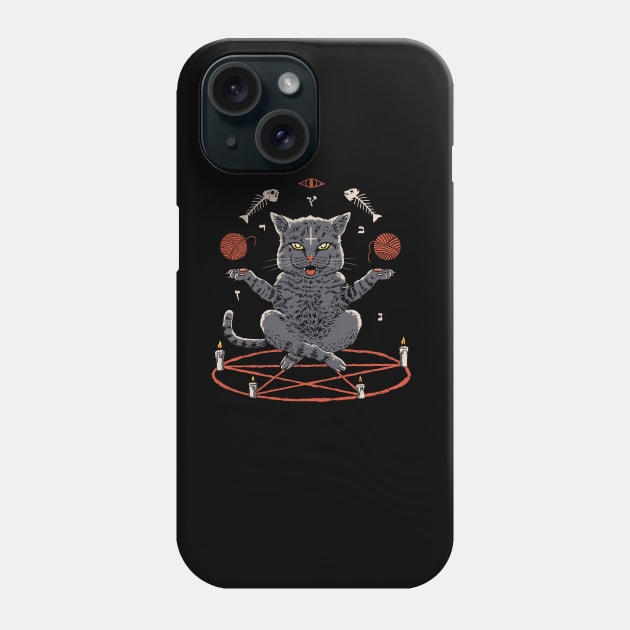 Devious Cat Phone Case by Vincent Trinidad Art