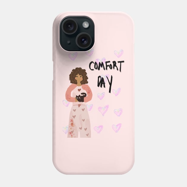 Comfort day Phone Case by artoftilly