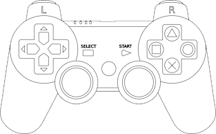 Video Game Inspired Console Playstation 3 Dualshock Gamepad Magnet