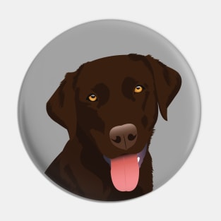 Chocolate Lab Pin