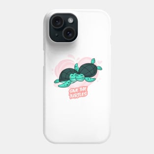 SAVE THE TURTLES Phone Case