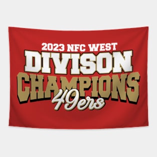 49Ers Division Champions 2023 Tapestry