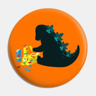 Good Guy Zilla Pin