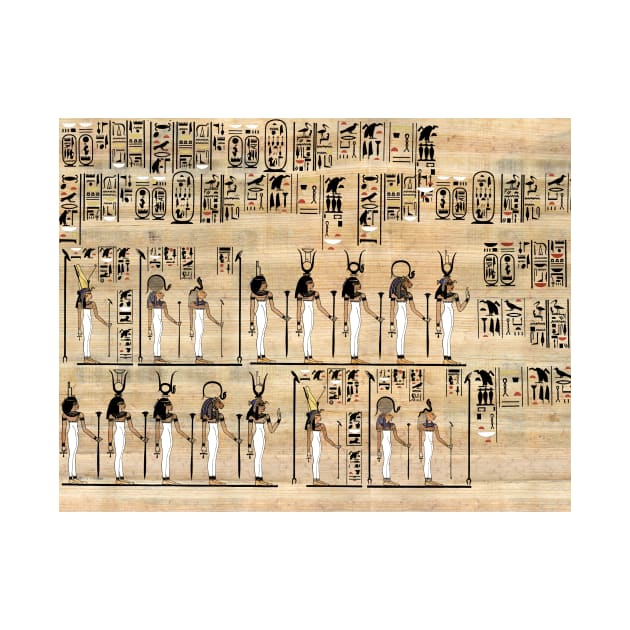 Ancient Egypt Pharaoh Papyrus Hieroglyphs Egyptian Civilization by ernstc