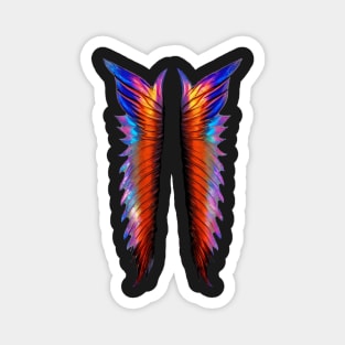 Wings of fury (black) Magnet