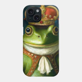 Portrait of Renaissance Frog King Phone Case