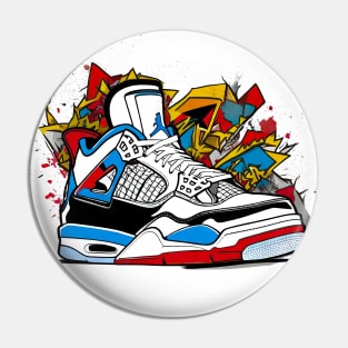 AJ IV - Sketch ! Paint Splatter! HOT WEAR !!! Pin