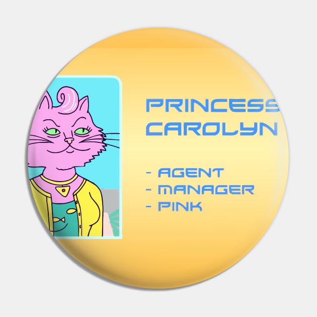 Princess Carolyn Agent Manager Pin by katmargoli