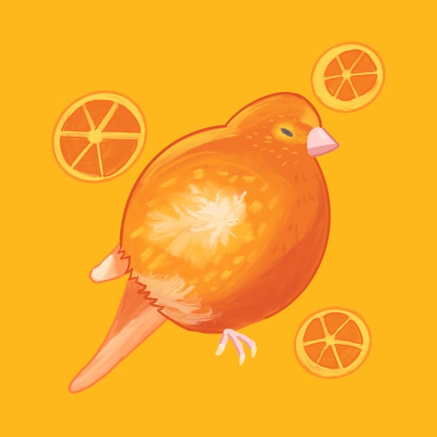 Orange Canary by JessaCreation