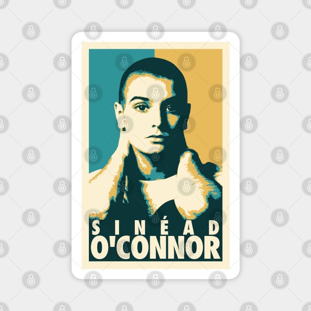 Sinead O'connor Pop Art Style Magnet by mia_me