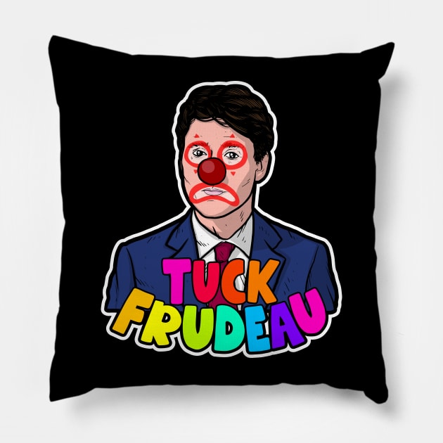 Tuck Frudeau Pillow by Baddest Shirt Co.