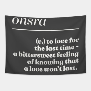 Onsra / Etymology Lover Typography Design Tapestry