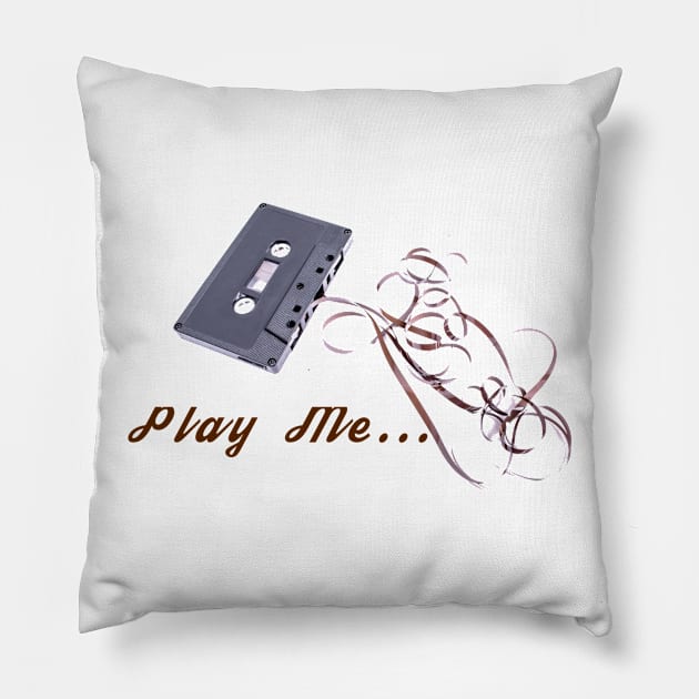 Play Me! Pillow by AlmostNotSane